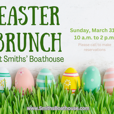 Easter Brunch at the Boathouse – March 31st