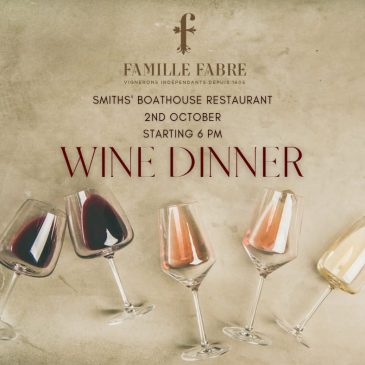 Famille Fabré Wine Dinner – Oct. 2nd